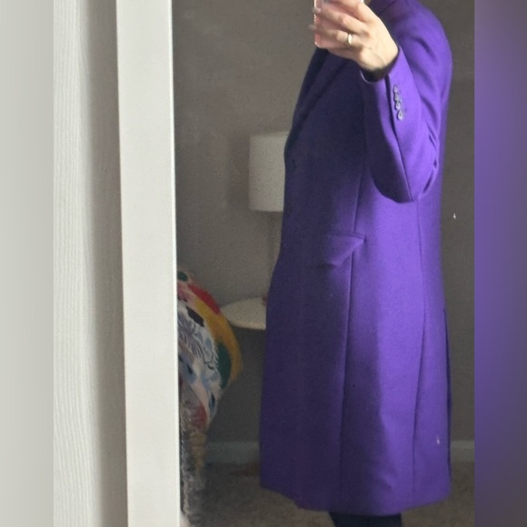 Paul Smith purple wool coat - size medium - Picture 7 of 7